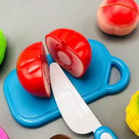 9-Piece Pretend Play Fruit Cutting Set