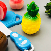9-Piece Pretend Play Fruit Cutting Set