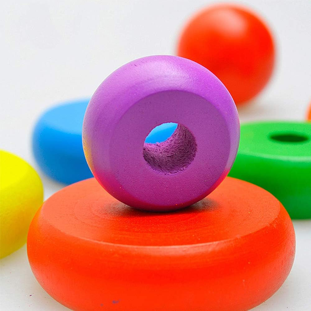 Wooden Rainbow Tower
