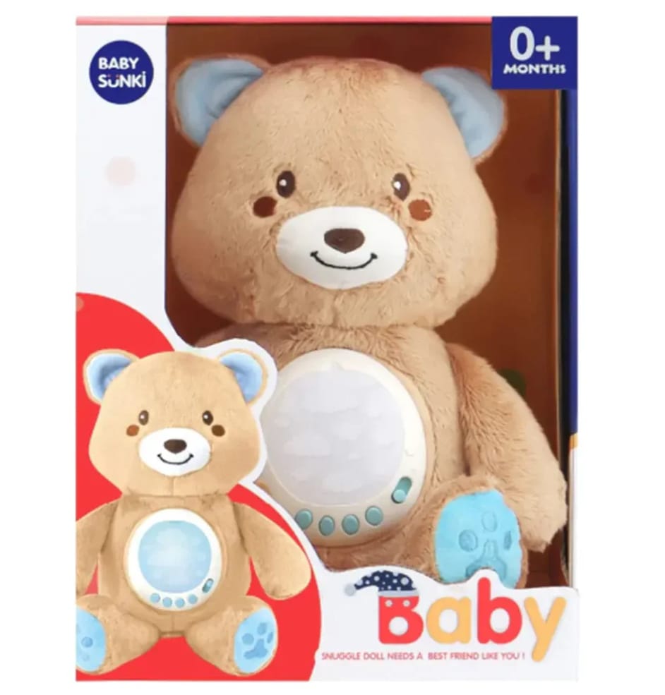 Musical Starry Light Projection Bear
