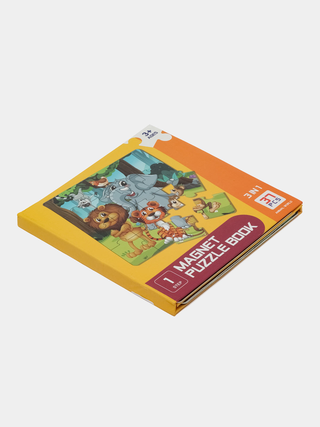 3-IN-1 Magnetic Puzzle Book - Level 1