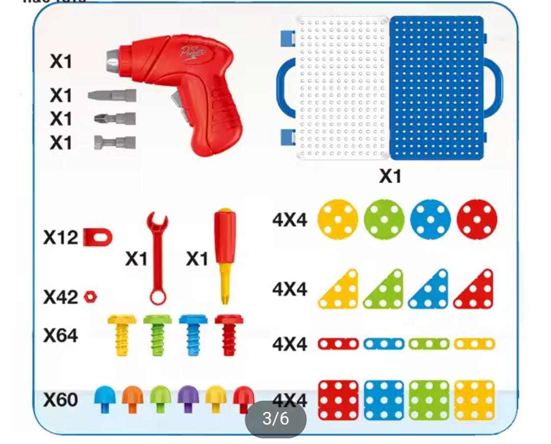 Drill Machine Creative Puzzle